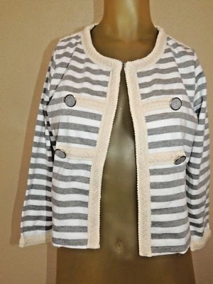 Joseph A Cárdigan Chaqueta Camisa Suéter Cárdigan Trabajo Informal Para Mujer Mediano M Foto 1 de 3