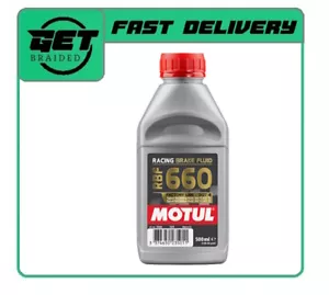Motul RBF 660 Factory Line Synthetic DOT 4 Racing Brake Clutch Fluid 500ml 0.5L - Picture 1 of 7
