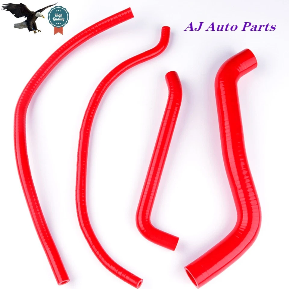 Red For SUZUKI GSXR600 GSXR750 2008 & 2009 Silicone Radiator Coolant Hoses Kit - Imagem 1 de 4