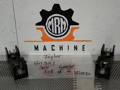 Portafusibles Taylor 60321 30A 600V Usado Con Garantía (Lote de 2) Foto 1 de 4