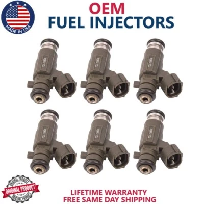 6 件正品原始设备制造商燃油喷射器适用于 2002 - 2003 年日产 Maxima 3.5L V6 #FBJC-101 — 第 1/4 张图片