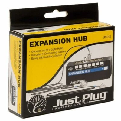 Woodland Scenics ~ New 2025 ~ Just Plug Lighting System ~ Expansion Hub ~ JP5702 - Image 1 of 3