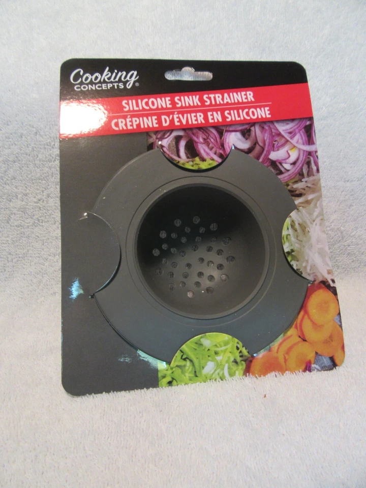A BRAND NEW Grey Silicone Sink Strainer Pliable Easy to Clean  REDUCED - Image 1 of 1