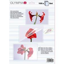 Olympia Folienset je 20 x A4/A5/A6 40 x Visitenkarten 100 Laminierfolien #9165