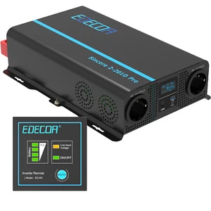 EDECOA Inverter 2000W 12V 220V Onda Pura Convertitore Trasformatore USB Type C - Bild 1 von 10
