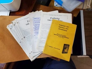 Lot of Companion Materials Indstl Arts Woodworking John L. Feirer Teacher DIY - Picture 1 of 14