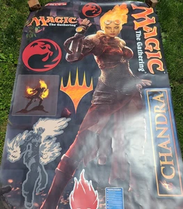 Magic the Gathering Peel & Stick Big Vinyl Graphics Banner 33" x 78" Chandra - Picture 1 of 14