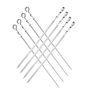 8er Set Edelstahl Spieße 560x10x2mm - Bild 1 von 6
