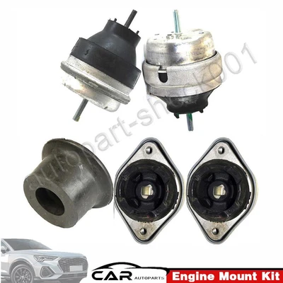 Motor e Trans Mount 5PCS 97-05 para Audi A4, A4 Quattro/ Volkswagen Passat 1.8L - Imagem 1 de 4