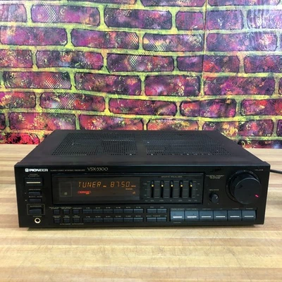 Pioneer VSX-3300 Surround Graphic Equalizer A/V Receiver 475W Vintage Working - Image 1 of 4