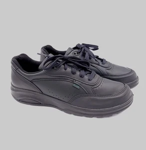 New Balance 706 V2 Postal Black Leather Walking Shoes WK706BK2 Women's 11 - Picture 1 of 9