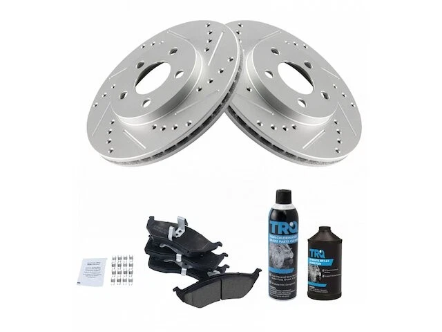 Front Brake Pad and Rotor Kit For 2000-2001 Plymouth Neon VQ626YQ - Imagem 1 de 1