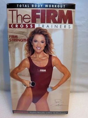 The Firm Cross Trainers Firm Strength (VHS, 1992) Rare Vintage Aerobics Workout Foto 1 de 4