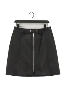 Karen Millen Women's Mini Skirt UK 14 Black 100% Polyester Short Mini - Picture 1 of 6