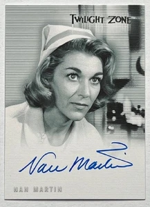 Autógrafo Nan Martin A-46 de The Twilight Zone Serie 3, 2002 - Imagen 1 de 2