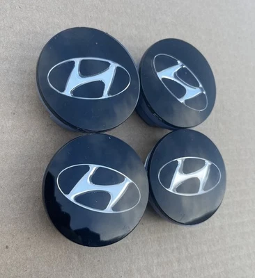 529603S110 Wheel Center Caps Set of 4 for Hyundai Sonata 2011-2014 OEM - Image 1 of 4