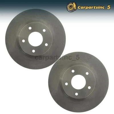 2 前刹车转子适用于英菲尼蒂 Q45 4.1L 1997 - 2001 — 第 1/4 张图片