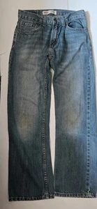 Levi's 505 Regular Youth 18 Slim Jeans 29x29x9.5 Orange Tag Excellent - Picture 1 of 4