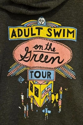Sudadera con capucha con cremallera Swim On the Green Tour 2017 para adultos (para mujer S) Foto 1 de 4