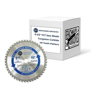 TCT 6 1/2 Inch Circular Saw Blade, Tungsten Carbide Tipped Metal Cutting Saw ... - Picture 1 of 7
