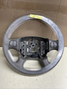 GM 25754893 Med Gray Leather Steering Wheel 2001-03 Buick Park Avenue NOS - Bild 1 von 16