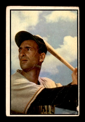 1953 BOWMAN #160 CAL ABRAMS (LOW GRADE) COLOR ~ GFCC - Image 1 of 3