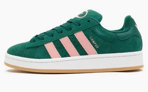 Adidas Originals Campus 00s Girls Womens Trainers Green / Pink Size. UK. 4 - Picture 1 of 9