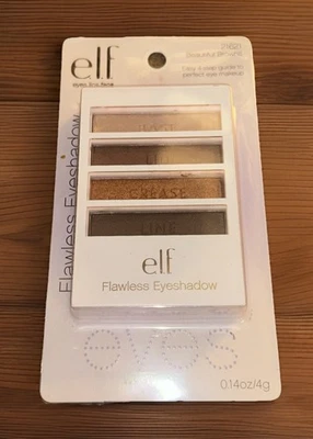 ELF 4-Color Beautiful Browns Flawless Eyeshadow Quad-.14 Oz-New - Image 1 of 2
