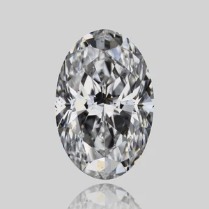 Cert. GIA 1.01 Carat Oval Cut Natural Mined Diamond Loose E color SI1 clarity - Picture 1 of 2