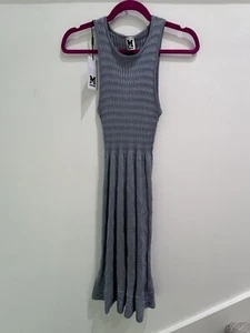 Vestido midi sin mangas tejido azul M Missoni talla 46/10 nuevo con etiquetas - Imagen 1 de 5