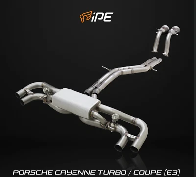 Sistema de escape PORSCHE Cayenne Turbo 4.0T (E3) iPE FULL acero inoxidable Foto 1 de 3