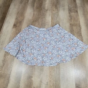 Wet Seal Women's Floral Patterned Mini Skirt Pastel Multicolor Size XL - Picture 1 of 7