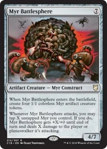 MTG - MYR BATTLESPHERE - Commander 2018 (R) - Picture 1 of 1