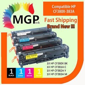 4x Generic Toner CF380X-CF383A (312X/312A) for HP LaserJet Pro M476DW M476NW - Picture 1 of 6