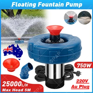 Large Water Pond Pump - Floating Fountain Pump 25000LPH Circulation or Aeration - Picture 1 of 13