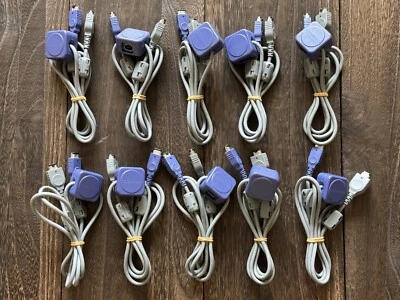 1 cavo di collegamento gioco ufficiale OEM Nintendo per GBA Game Boy Advance AGB-005 testato - Immagine 1 di 3