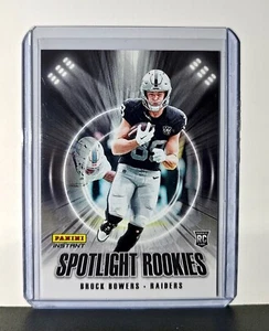 Brock Bowers Rookie 2024 Panini Spotlight Rookies NFL #15 Card Raiders 1 of 1426 - Picture 1 of 2