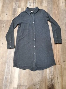Faherty Women's Legend Sweater Shirt Dress Button Front Long Sleeve Women's S Gr - Picture 1 of 3