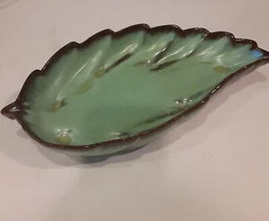 Vintage Frankoma Keramik #226 dekorative Blattschale - Bild 1 von 6