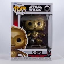 Funko Pop Star Wars C-3PO Ewok Throne  609 Return Of The Jedi 40th Anniversary