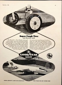1948 Goodyear Aviation Navy Douglas Skyrocket Research Plane Vintage Print Ad - Picture 1 of 6