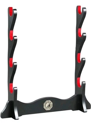 Espada/Katana de madera de 4 niveles con brazos acolchados de terciopelo Foto 1 de 4