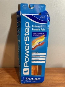 Powerstep Pulse Performance Sz. B Mens 5-5.5 / Womens 7-7.5 Cushion Insoles - Picture 1 of 3