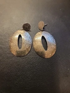 Silver Dangle Earrings Signed 925 - Picture 1 of 3