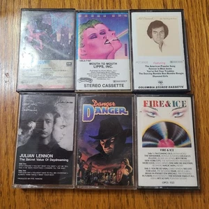 David Bowie Neil Diamond Mouth to Mouth Danger Danger Disco Cassette Lot 6 - Picture 1 of 8