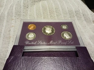 1990-Estados Unidos Juego de prueba revestido: juego completo de 5 monedas, embalaje original - Imagen 1 de 5