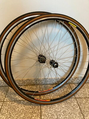 Vintage 8 Fach TUNE LRS Mig/Mag Schwarz 32 Loch MAVIC Open Pro Clincher - Bild 1 von 4
