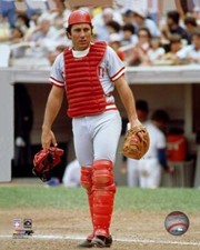 JOHNNY BENCH ~ 8x10 Color Photo Picture ~ Catcher's Gear ~ Cincinnati Reds