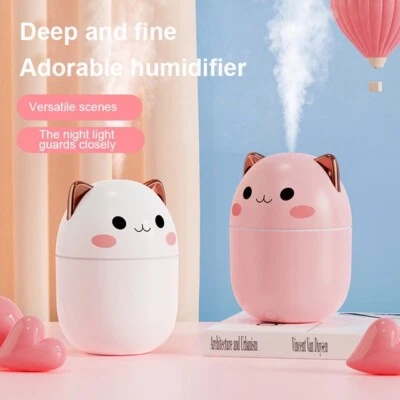 Lindo humidificador de aire 250 ml aromaterapia humidificadores difusores aceites esenciales Foto 1 de 4