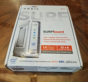 ARRIS SURFboard SB6190 DOCSIS 3.0 32 x 8 Gigabit Cable Modem - Afbeelding 1 van 10